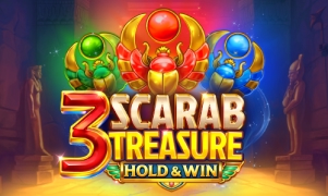 3 Scarab Treasure Hold and Win
