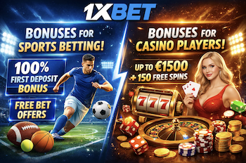 1xBet bonuses for sports betting and casino players